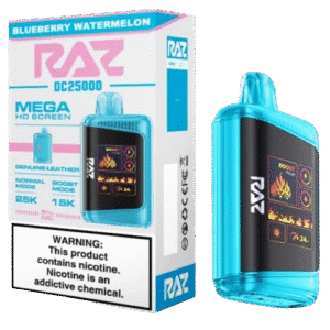 Blueberry Watermelon Raz Flavor DC25000 – Disposable
