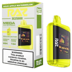 Raz Sour Apple Watermelon Flavor DC25000 – Disposable