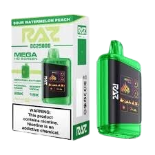 Sour Watermelon Peach Raz Flavor DC25000 – Disposable